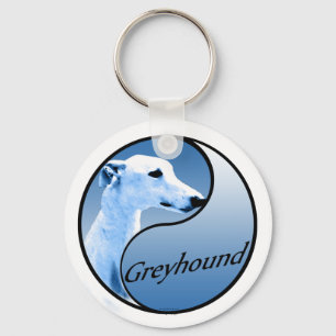 Llavero Greyhound Yin y Yang