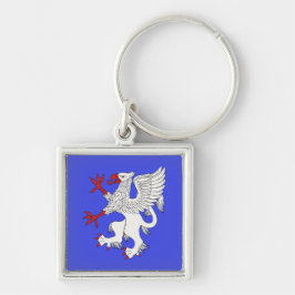 Llavero Griffin Rampant Argent