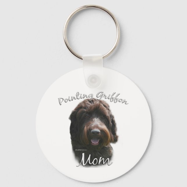 Llavero Griffon Mom 2 con punta de cable (Anverso)