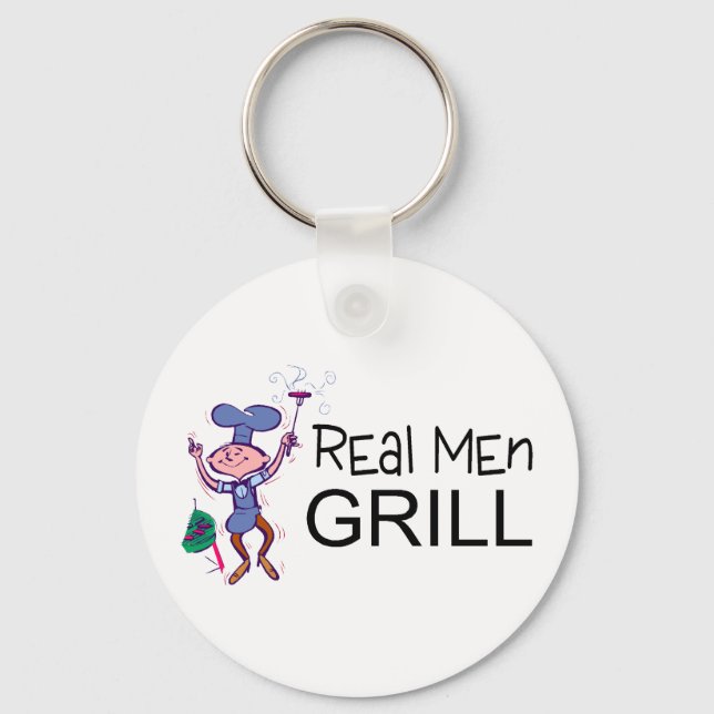 Llavero Grill Real Men (Anverso)