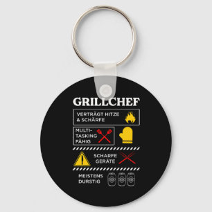 Llavero Grillchef Grillen Chef Barbacoa BBQ Grilling Gito