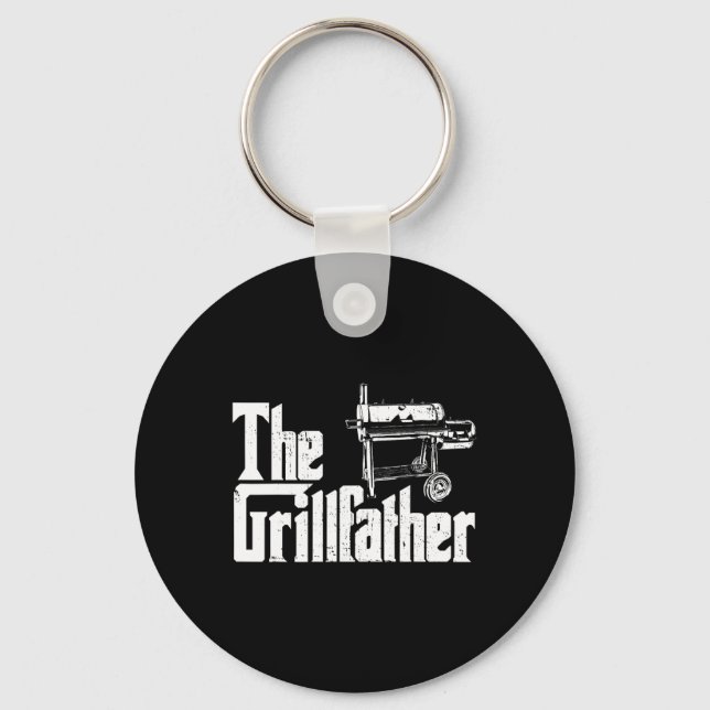 Llavero Grilling Smoker And Grill Chef Grillfather Grilled (Anverso)