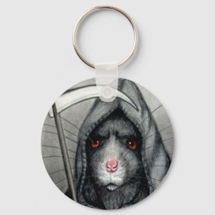 Llavero Grim Reaper Rat Keychain