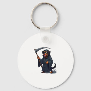 Llavero Grim Reaper Rottweiler Dog