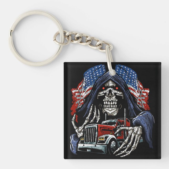 Llavero Grim Reaper Trucker (Frente)