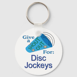 Llavero Gritar para los Jockeys de disco