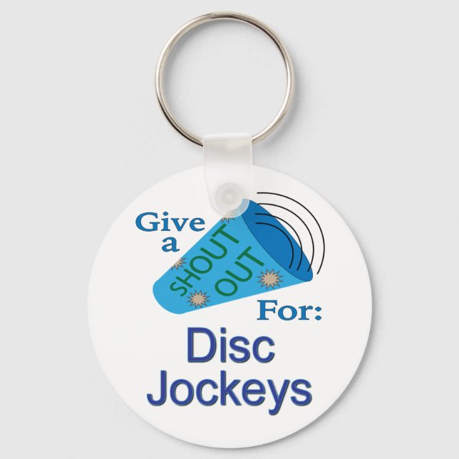 Llavero Gritar para los Jockeys de disco (Anverso)