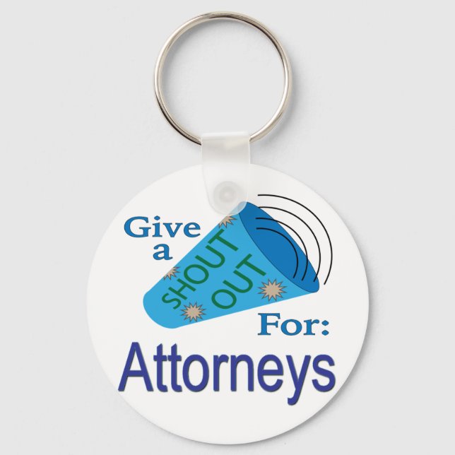 Llavero Gritos a los abogados (Anverso)