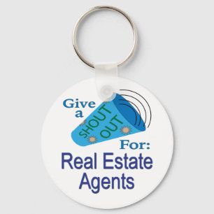 Llavero Gritos a los agentes inmobiliarios