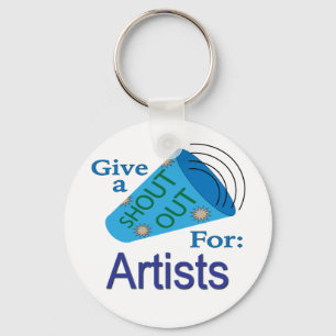 Llavero Gritos a los artistas