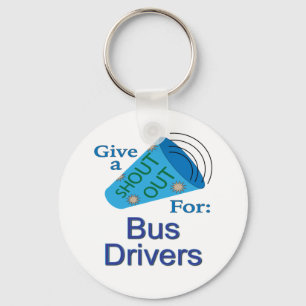 Llavero Gritos a los conductores de bus