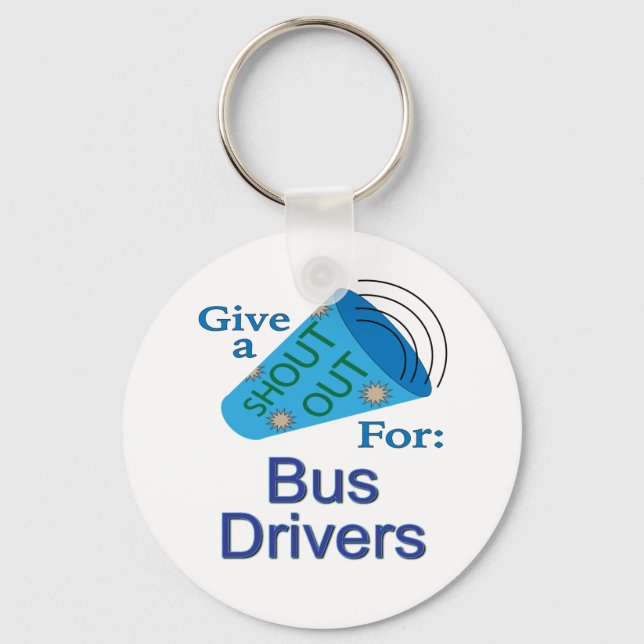 Llavero Gritos a los conductores de bus (Anverso)
