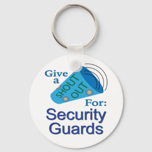 Llavero Gritos a los guardias de seguridad