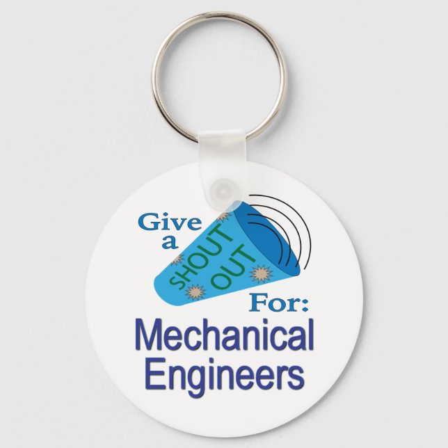 Llavero Gritos a los ingenieros mecánicos (Anverso)