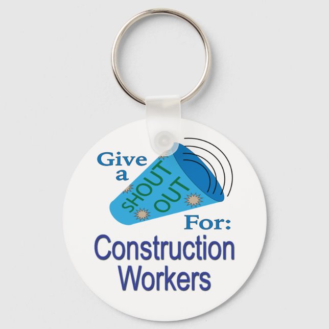Llavero Gritos a los trabajadores de la construcción (Anverso)