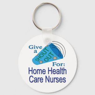 Llavero Gritos para enfermeras de atención domiciliaria