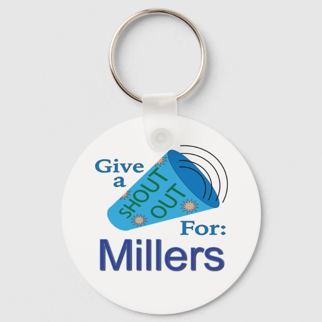 Llavero Gritos para los Millers (Anverso)
