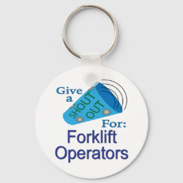 Llavero Gritos para los operadores de carretillas elevador