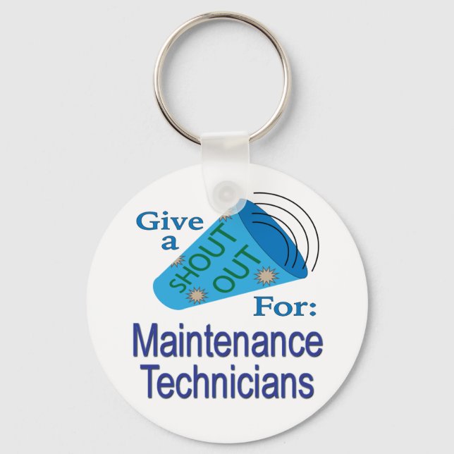 Llavero Gritos para técnicos de mantenimiento (Anverso)