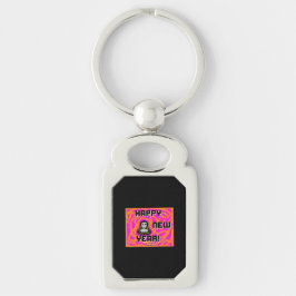 Llavero Griys New Year Wiers Rectangle Keychain