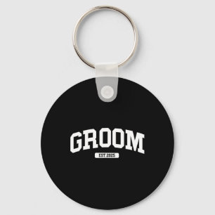 Llavero Groom Bride 2025 Acaba De Comprometerse Con Las Pa