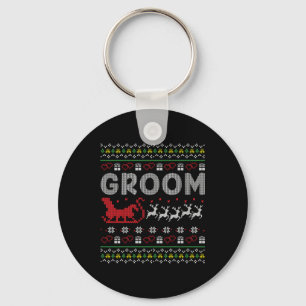 Llavero Groom Bride Navidades Xmas Pareja Feo Gi