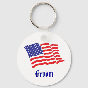 Llavero Groom Patriotic Boda