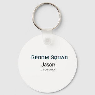 Llavero Groom Squad groomsman despedida de soltera agregar