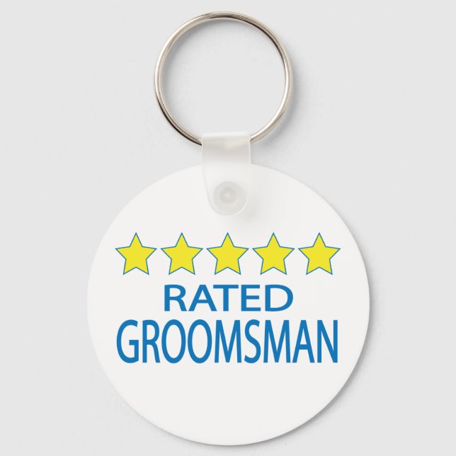 Llavero Groomsman de cinco estrellas (Anverso)