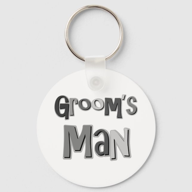 Llavero Groomsman Gray (Anverso)