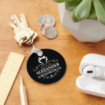 Llavero Groomsman Tuxedo Tie Black<br><div class="desc">Boda Groomsman Tuxedo Tie Black Keychain</div>