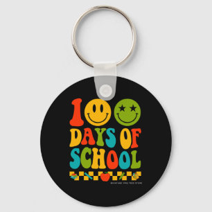 Llavero Groovy 100 Días De Enseñanza De Estudiantes Niños