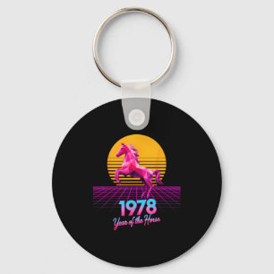 Llavero Groovy 2026 Año del Caballo 1978 48 Cumpleaños Lun