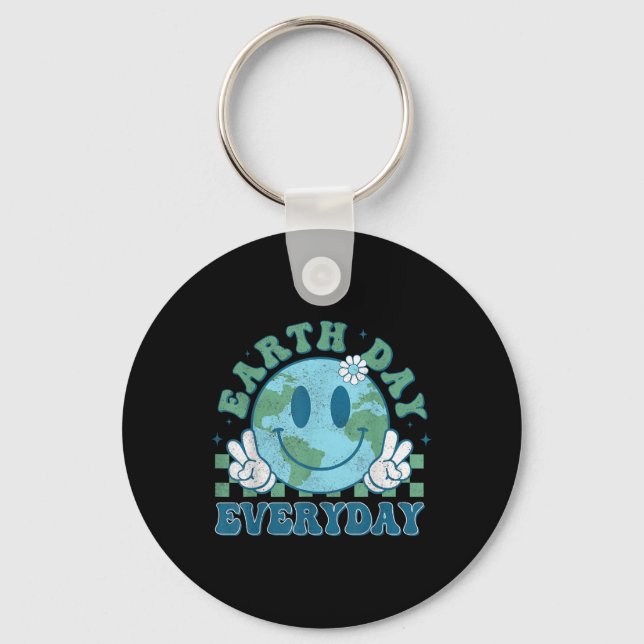 Llavero Groovy Earth Day 2025 (Anverso)