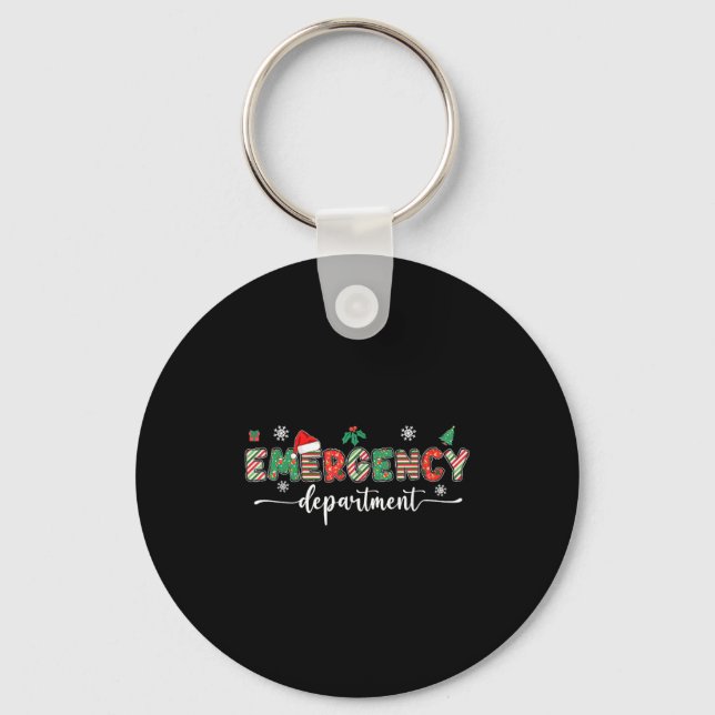 Llavero Groovy Emergency Department Christmas Santa Er Cre (Anverso)