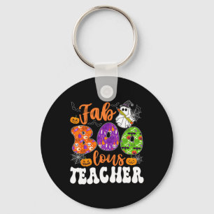 Llavero Groovy Fabulous Teacher Halloween Boo Men