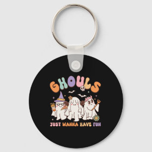 Llavero Groovy Halloween Ghouls solo quiere divertirse con
