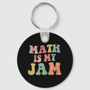 Llavero Groovy Math es mi mermelada de vuelta a la escuela