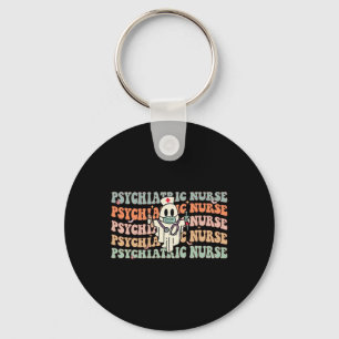 Llavero Groovy Psych Nurse Halloween Psiquiátrico Mental H