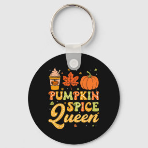 Llavero Groovy Pumpkin Spice Queen Halloween Acción de Gra