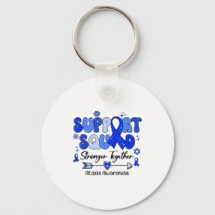 Llavero Groovy Support Squad Cinta Azul Conciencia de Atax