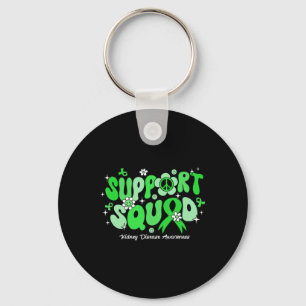 Llavero Groovy Support Squad Cinta Verde Enfermedad Renal