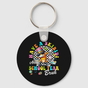 Llavero Groovy Ten Un Año Escolar Nuevo Skibidi Bruh Lápiz