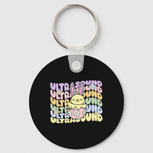 Llavero Groovy Ultrasound Tech Bunny Chick Eggs Easter Son