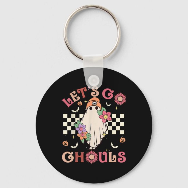 Llavero Groovy Vamos Ghouls Halloween Fantasma Para (Anverso)