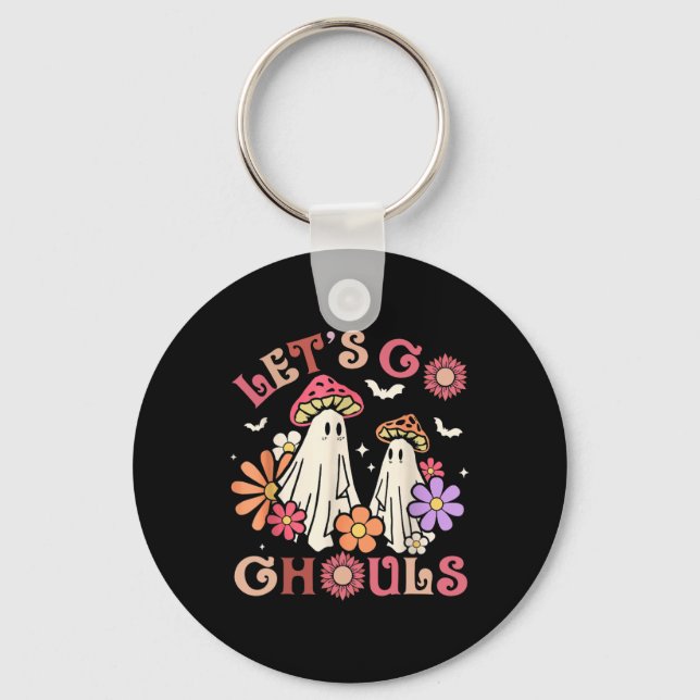 Llavero Groovy Vamos Ghouls Halloween Fantasma Para (Anverso)