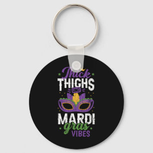 Llavero Grosso peso Mardi Gras vibes New Orleans Fiesta Gr