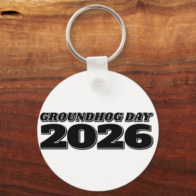 Llavero Groundhog Day 2026 (Reverso )