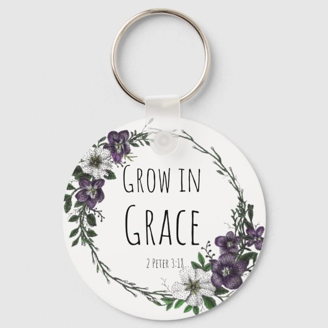 Llavero Grow in Grace Keychain (Anverso)