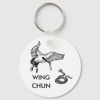 Llavero grulla y serpiente, WING, CHUN